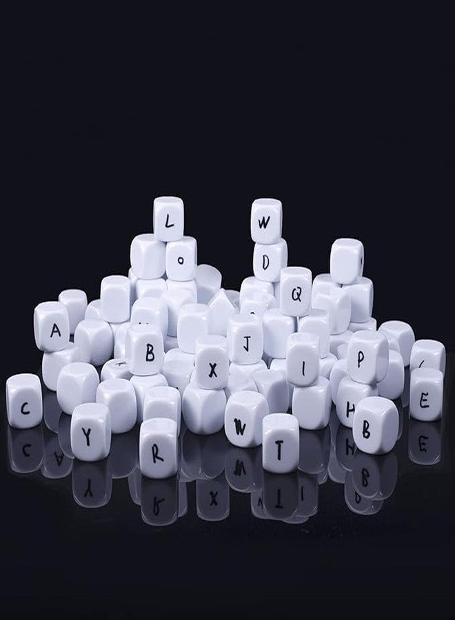 MOREL 25 MM DICE Blank Large Blank DICE 6-Sided Game DICE Set for Board Game Learning Crafts DIY Numbers 100 Pieces (Pack of 100) - Image 4